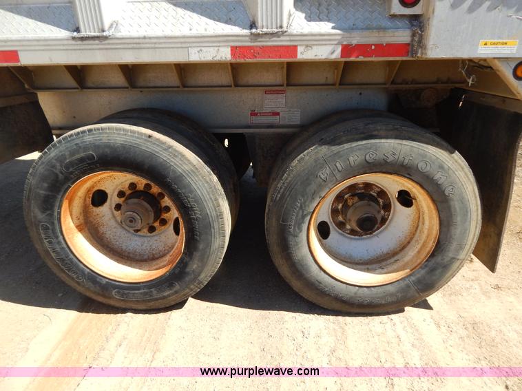 image for item I1102 2004 Benson/Mac A4090A50 aluminum dump trailer