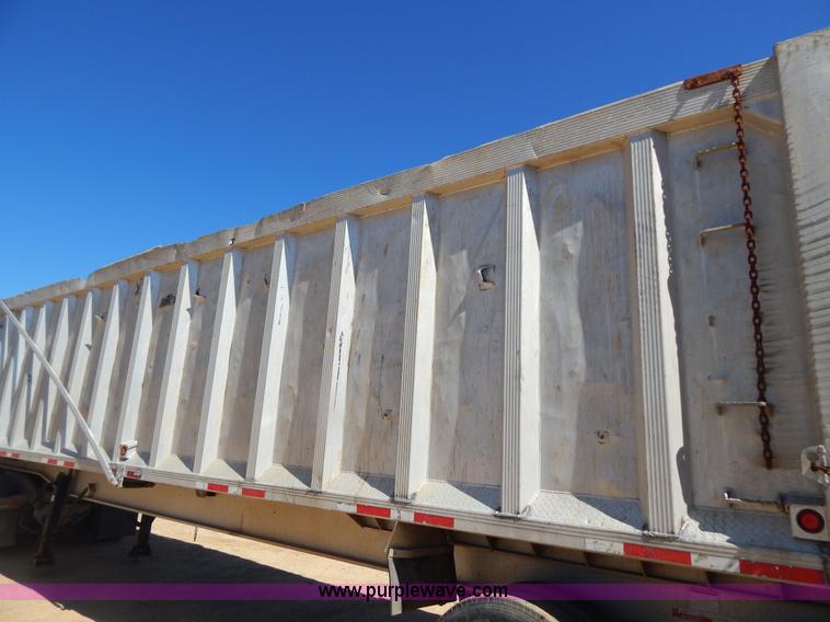 image for item I1102 2004 Benson/Mac A4090A50 aluminum dump trailer