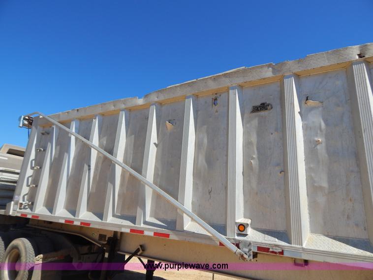 image for item I1102 2004 Benson/Mac A4090A50 aluminum dump trailer