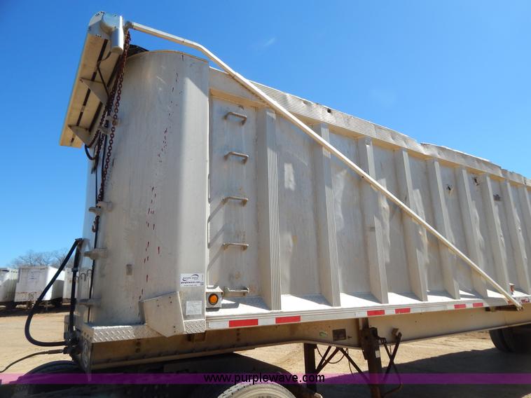 image for item I1102 2004 Benson/Mac A4090A50 aluminum dump trailer