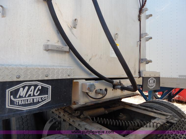 image for item I1102 2004 Benson/Mac A4090A50 aluminum dump trailer