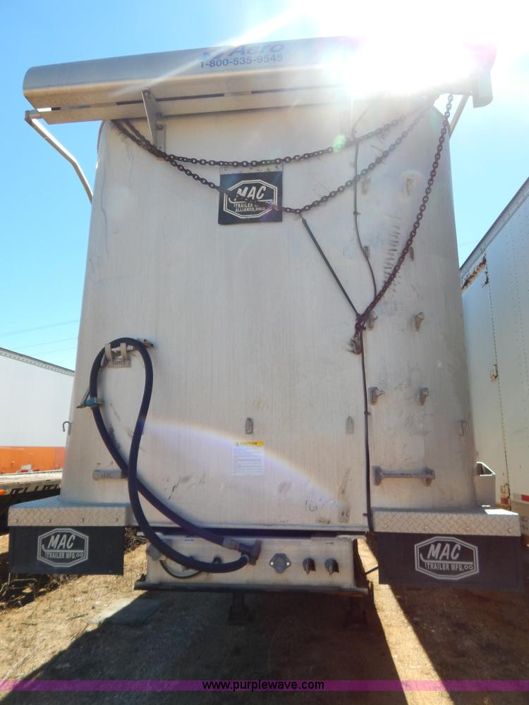 image for item I1102 2004 Benson/Mac A4090A50 aluminum dump trailer