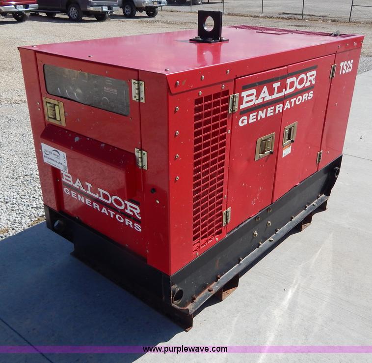 image for item I1107 Baldor TS255 diesel generator
