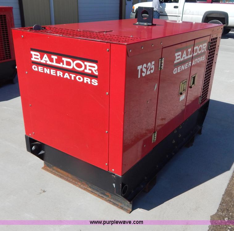 image for item I1107 Baldor TS255 diesel generator