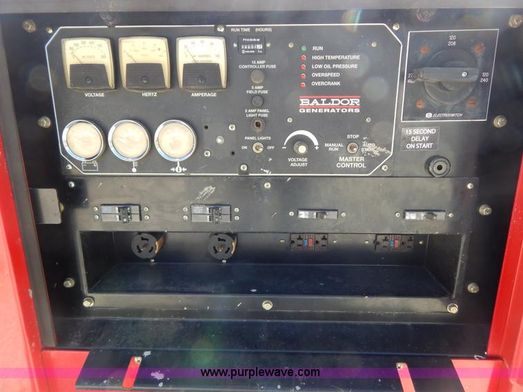 image for item I1107 Baldor TS255 diesel generator