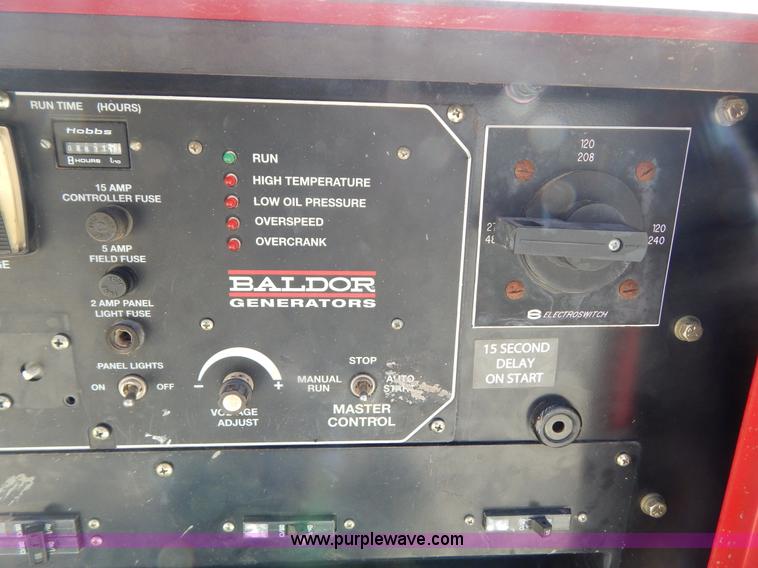 image for item I1107 Baldor TS255 diesel generator