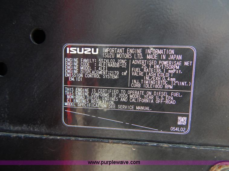 image for item I1107 Baldor TS255 diesel generator