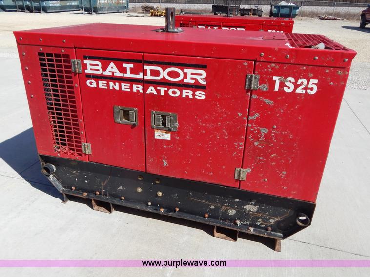 image for item I1108 Baldor TS255 diesel generator