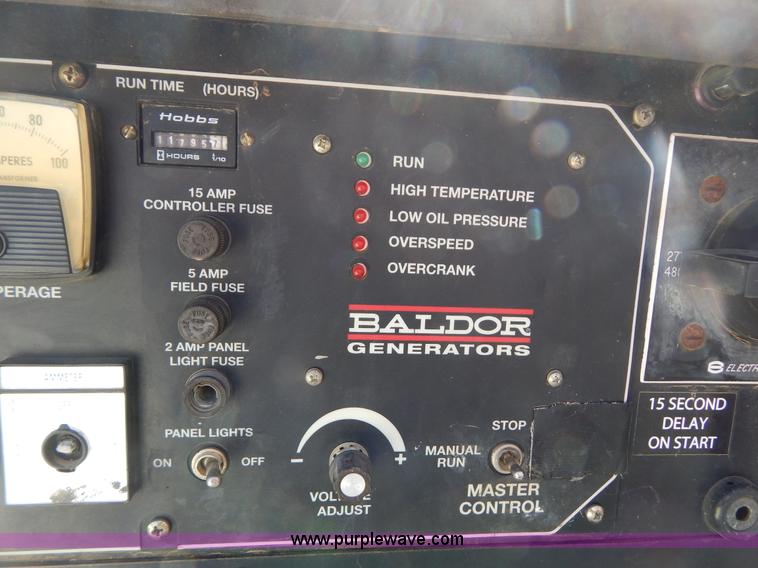 image for item I1109 Baldor TS255 diesel generator