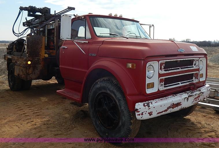 image for item I3745 1970 Chevrolet C60 core drilling rig