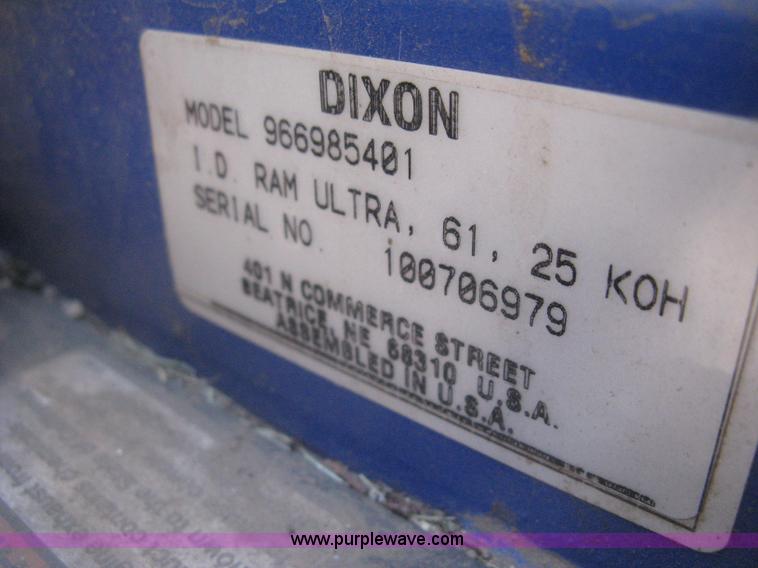 image for item I5575 Dixon Ram Ultra ZTR lawn mower