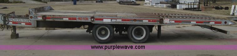 image for item I5577 2001 Interstate 40TDL tilt deck trailer