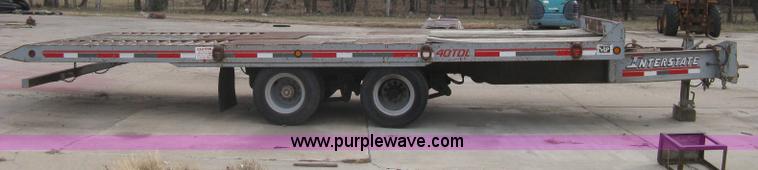 image for item I5577 2001 Interstate 40TDL tilt deck trailer