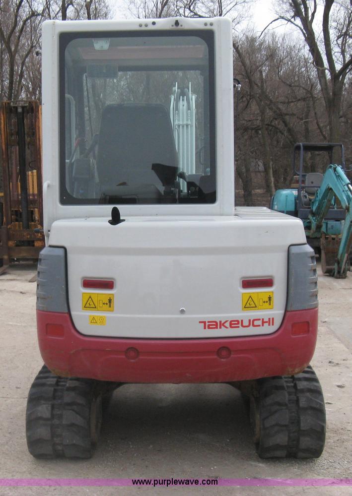 image for item I5580 2008 Takeuchi TB235 excavator