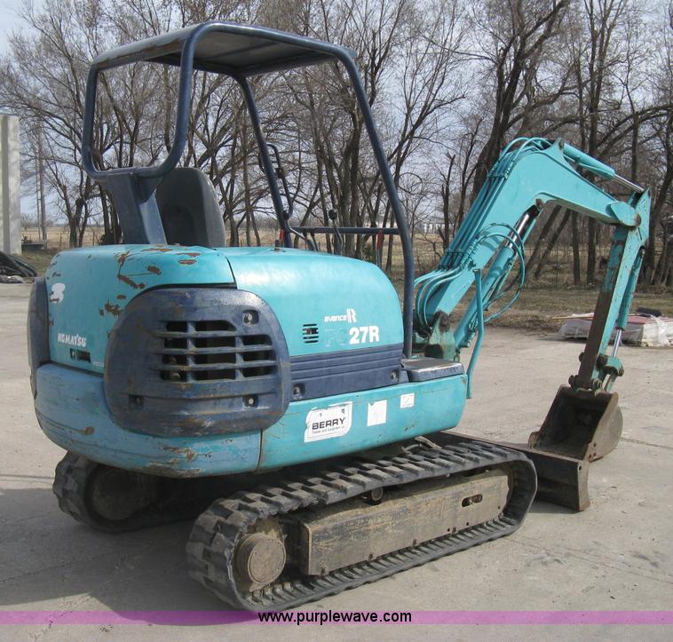 image for item I5581 1999 Komatsu PC27R-8 Advance excavator
