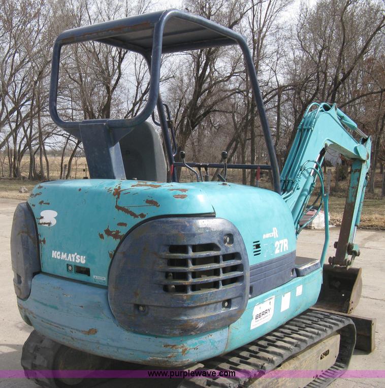 image for item I5581 1999 Komatsu PC27R-8 Advance excavator