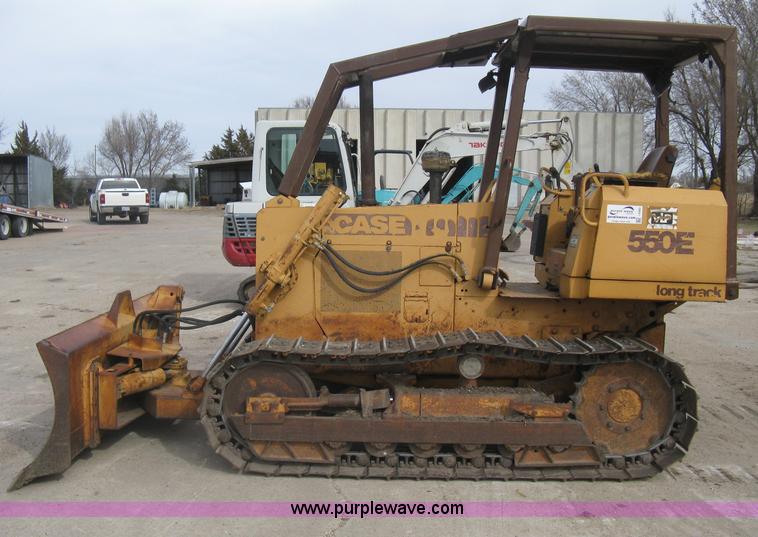image for item I5582 1993 Case 550E long track dozer