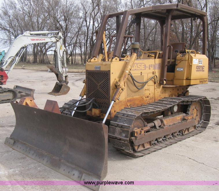 image for item I5582 1993 Case 550E long track dozer