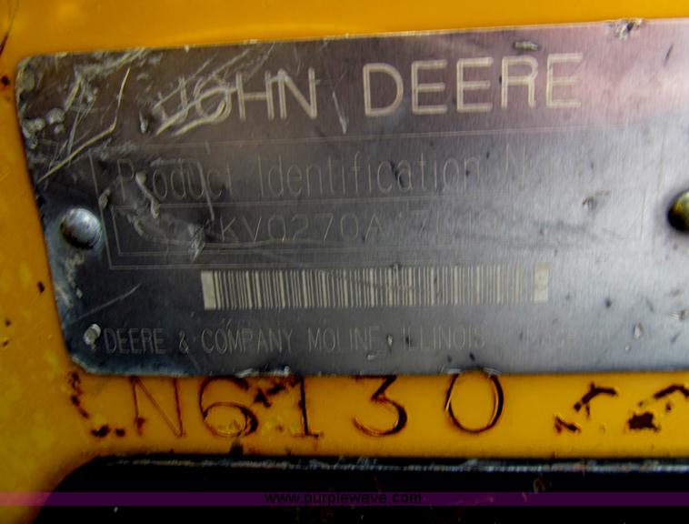 image for item I7152 1999 John Deere 270 skid steer