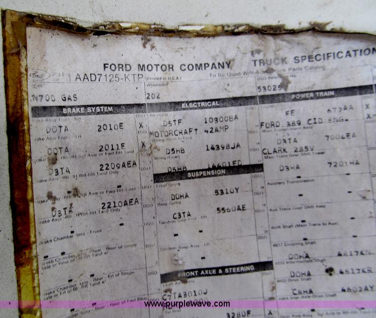 image for item I7155 1975 Ford N700 oil distribution truck