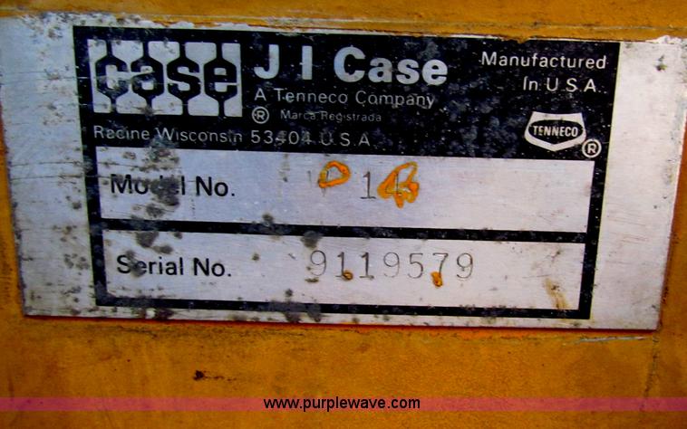 image for item I7484 1975 Case W14 articulated wheel loader