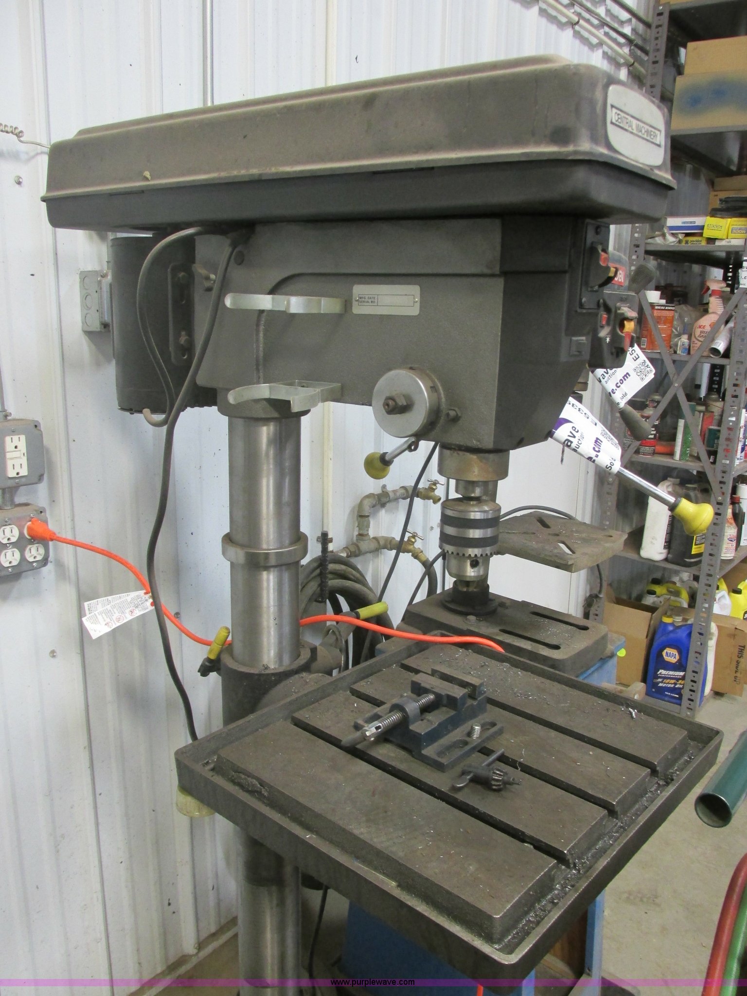Central Machinery drill press in Norwood, MN Item E5339 sold Purple