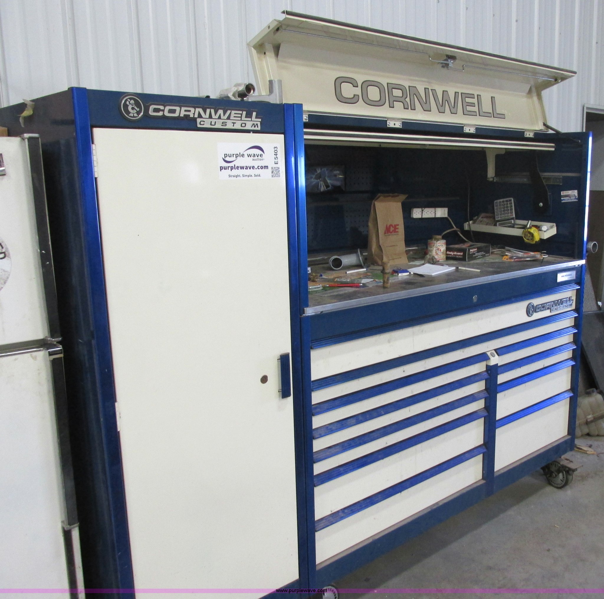 Cornwell rolling toolbox in Norwood, MN Item E5403 sold Purple Wave