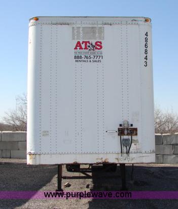 image for item C1915 1992 Wabash 48' storage trailer