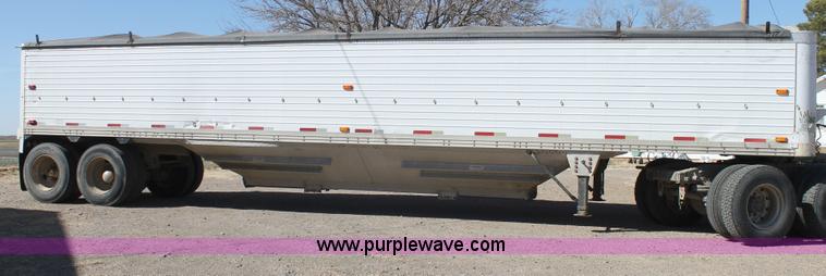 image for item C3753 1987 Timpte double hopper bottom trailer
