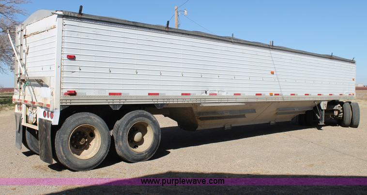 image for item C3753 1987 Timpte double hopper bottom trailer