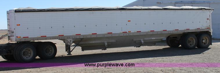 image for item C3753 1987 Timpte double hopper bottom trailer