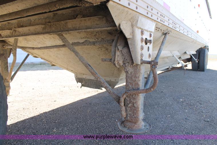 image for item C3753 1987 Timpte double hopper bottom trailer