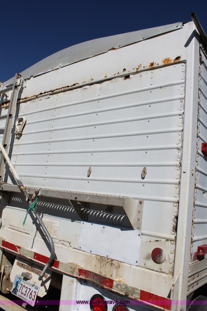 image for item C3753 1987 Timpte double hopper bottom trailer