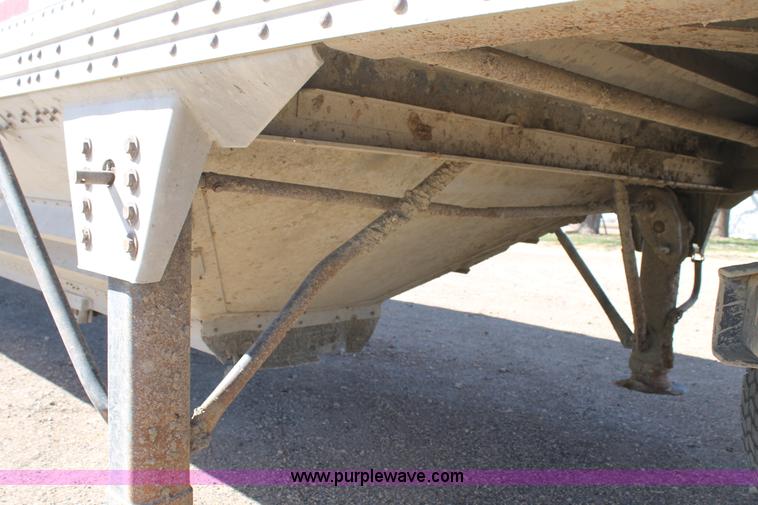 image for item C3753 1987 Timpte double hopper bottom trailer