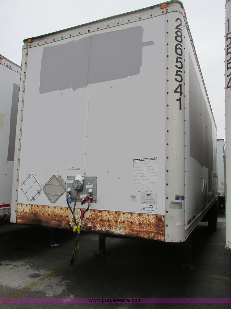 image for item F4266 1996 Wabash 28' pup trailer