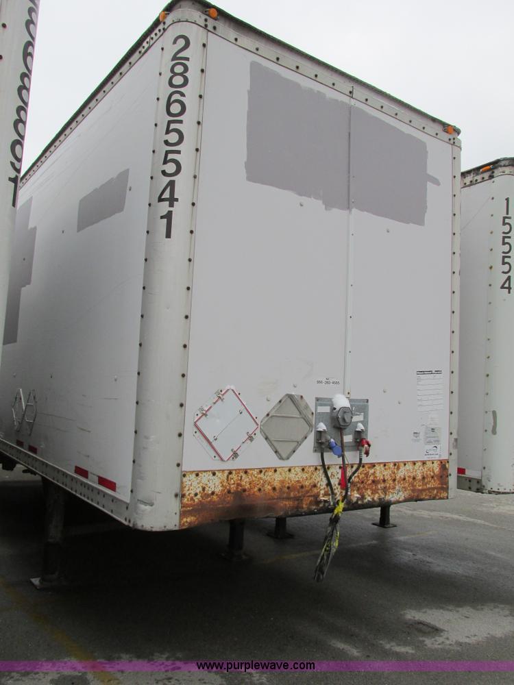 image for item F4266 1996 Wabash 28' pup trailer