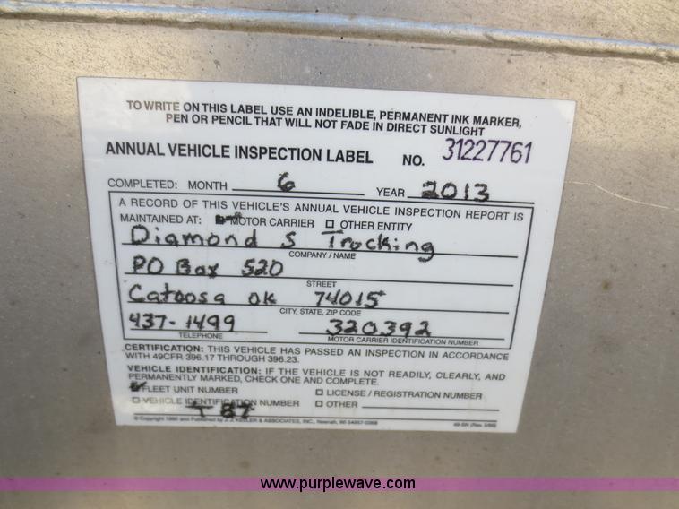 image for item F6824 1979 Polar 5,000 gallon tanker trailer