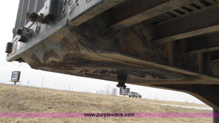 image for item G2335 1989 Transcraft TL90K-45 split-axle flatbed trailer