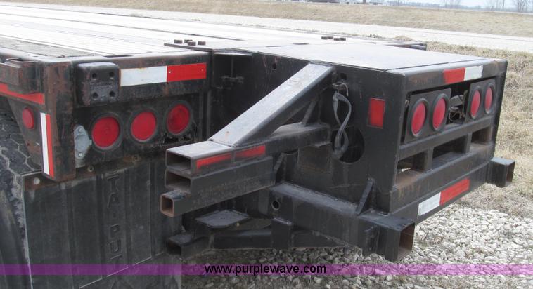 image for item G2335 1989 Transcraft TL90K-45 split-axle flatbed trailer