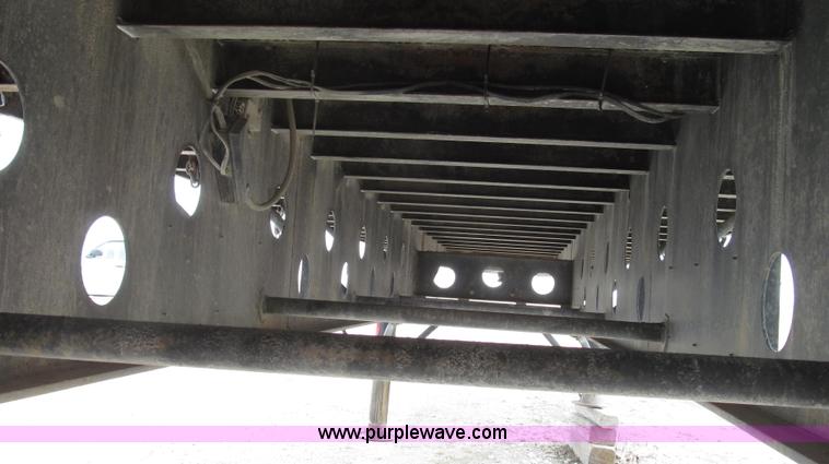 image for item G2335 1989 Transcraft TL90K-45 split-axle flatbed trailer