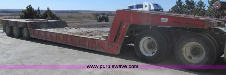 image for item I7203 1983 Trail-Eze FG3517-M3 42' lowboy equipment trailer