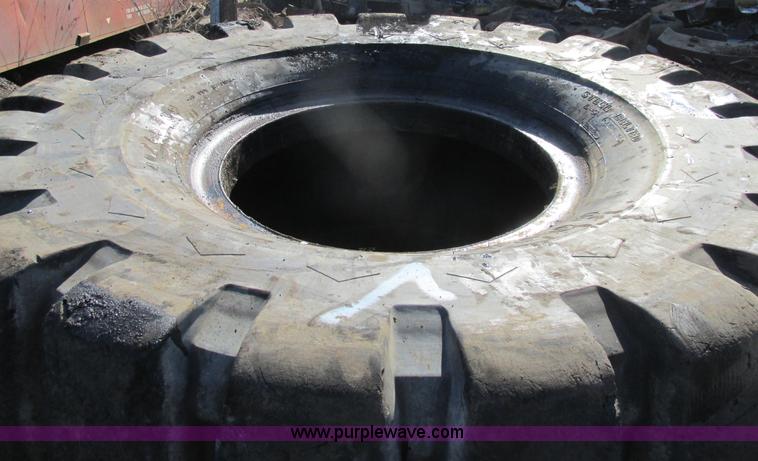 image for item AN9095 (4) Goodyear steel belted loader tires