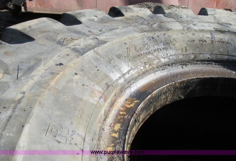 image for item AN9095 (4) Goodyear steel belted loader tires