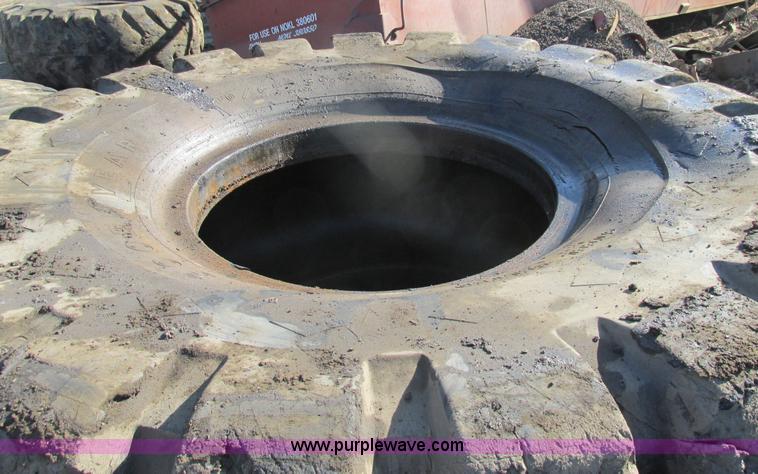 image for item AN9095 (4) Goodyear steel belted loader tires