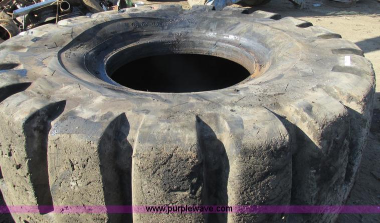 image for item AN9095 (4) Goodyear steel belted loader tires
