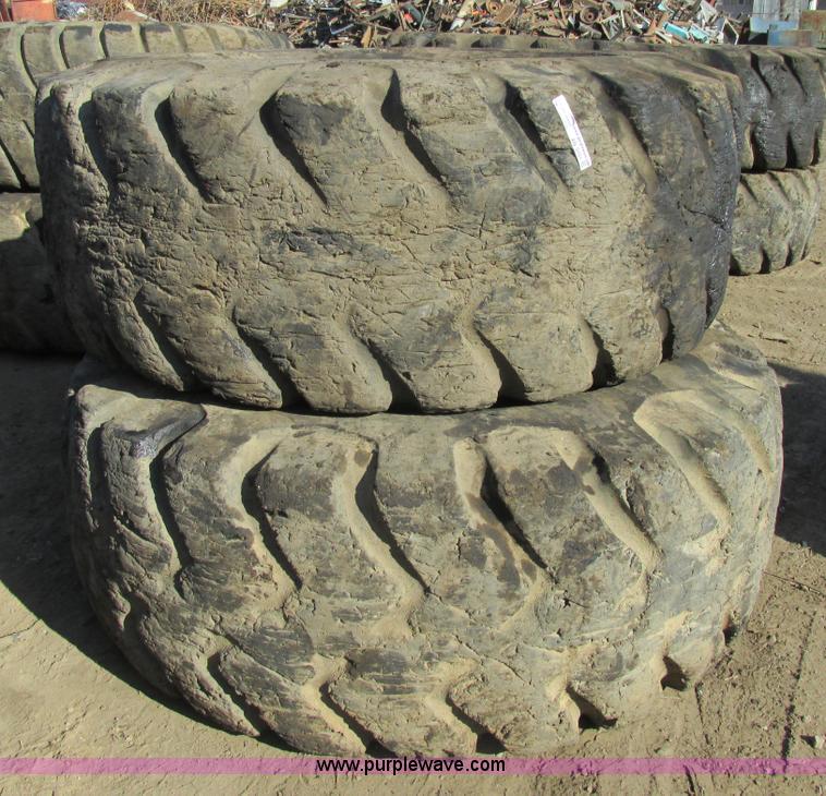 image for item AN9101 (2) scraper/loader tires