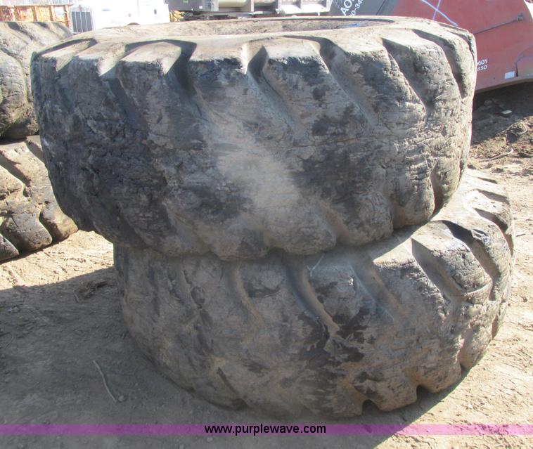 image for item AN9101 (2) scraper/loader tires
