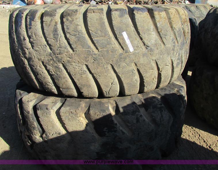 image for item AN9102 (2) scraper/loader tires