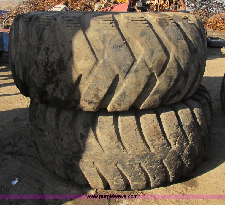 image for item AN9104 (2) scraper/loader tires