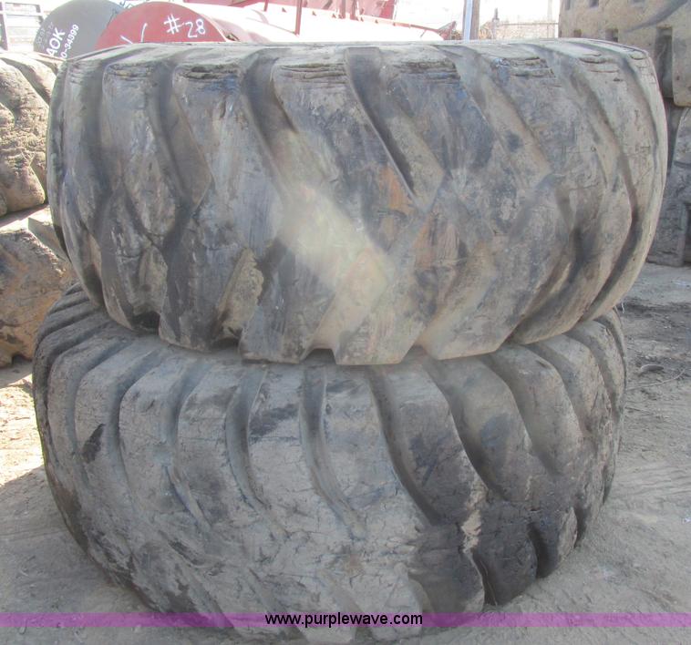 image for item AN9104 (2) scraper/loader tires